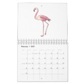 Abbildung des tierischen Cartoon Kalender (Feb 2027)