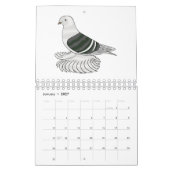 Abbildung des tierischen Cartoon Kalender (Jan 2027)