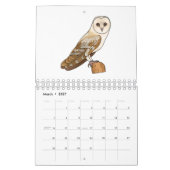 Abbildung des tierischen Cartoon Kalender (Mär 2027)
