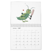 Abbildung des tierischen Cartoon Kalender (Jan 2027)