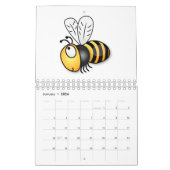 Abbildung des tierischen Cartoon Kalender (Jan 2026)