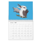 Abbildung des tierischen Cartoon Kalender (Jan 2027)