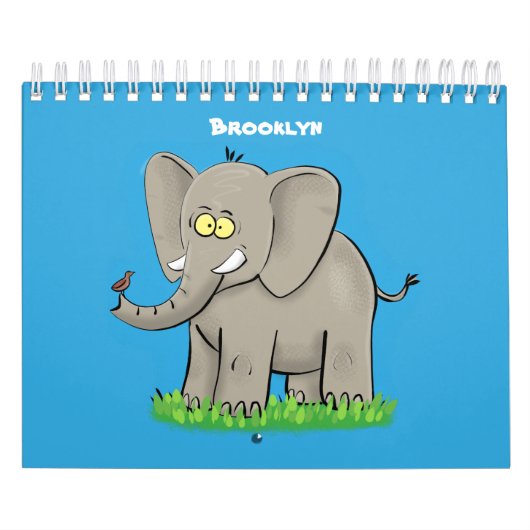 Abbildung des tierischen Cartoon Kalender (Titelbild)