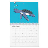Abbildung des tierischen Cartoon Kalender (Jan 2027)