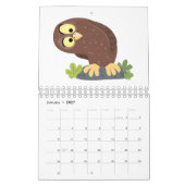 Abbildung des tierischen Cartoon Kalender (Jan 2027)