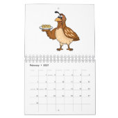 Abbildung des tierischen Cartoon Kalender (Feb 2027)