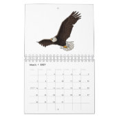 Abbildung des tierischen Cartoon Kalender (Mär 2027)