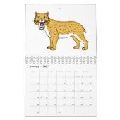 Abbildung des tierischen Cartoon Kalender (Jan 2027)