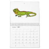 Abbildung des tierischen Cartoon Kalender (Jan 2027)