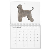 Abbildung des tierischen Cartoon Kalender (Feb 2027)