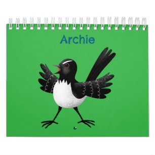 Abbildung des tierischen Cartoon Kalender