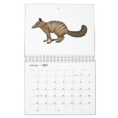 Abbildung des tierischen Cartoon Kalender (Jan 2027)