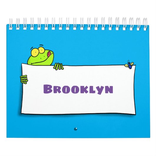 Abbildung des tierischen Cartoon Kalender (Titelbild)