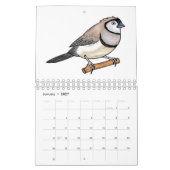 Abbildung des tierischen Cartoon Kalender (Jan 2027)