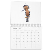 Abbildung des tierischen Cartoon Kalender (Feb 2027)
