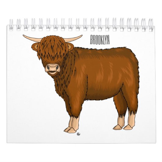 Abbildung des tierischen Cartoon Kalender (Titelbild)
