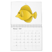 Abbildung des tierischen Cartoon Kalender (Feb 2027)