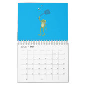 Abbildung des tierischen Cartoon Kalender (Jan 2027)