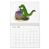 Abbildung des tierischen Cartoon Kalender (Jan 2027)