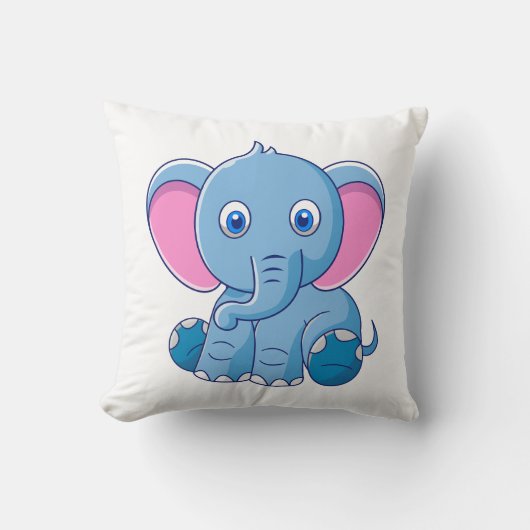 Abbildung des tierischen Cartoon Kissen (Vorderseite)