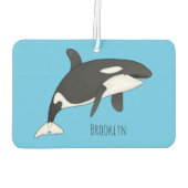 Abbildung des tödlichen Cartoon Autolufterfrischer (Rückseite)