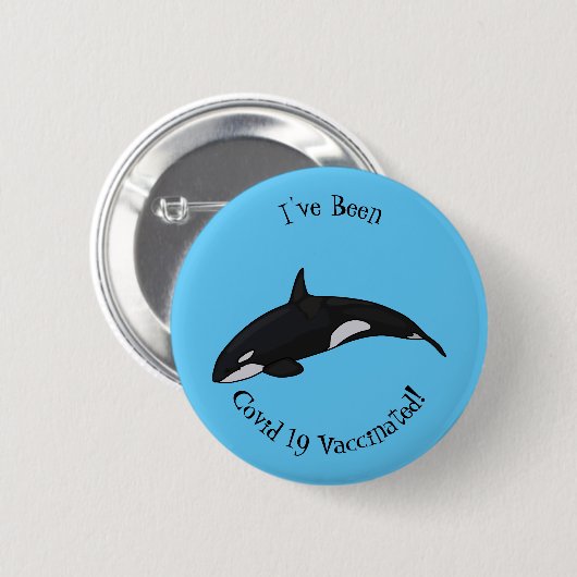 Abbildung des tödlichen Cartoon Button (Vorne & Hinten)