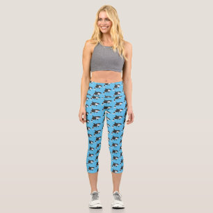 Abbildung des tödlichen Cartoon Capri Leggings