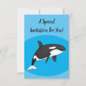 Abbildung des tödlichen Cartoon Einladung (Rückseite)