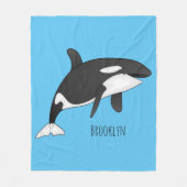 Abbildung des tödlichen Cartoon Fleecedecke (Vorderseite)