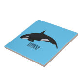 Abbildung des tödlichen Cartoon Fliese (Seite)