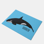 Abbildung des tödlichen Cartoon Fußmatte (Schrägansicht)