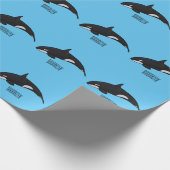 Abbildung des tödlichen Cartoon Geschenkpapier (Ecke)