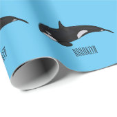 Abbildung des tödlichen Cartoon Geschenkpapier (Rolleneckpunkt)