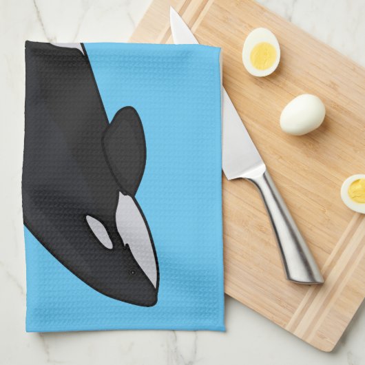 Abbildung des tödlichen Cartoon Geschirrtuch (Viertel Falte)