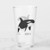 Abbildung des tödlichen Cartoon Glas (Rückseite)
