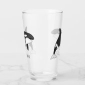 Abbildung des tödlichen Cartoon Glas (Links)