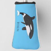 Abbildung des tödlichen Cartoon Golf Headcover (Rotieren 90)