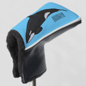 Abbildung des tödlichen Cartoon Golf Headcover (3/4 Vorderseite)