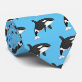 Abbildung des tödlichen Cartoon Krawatte (Gerollt)