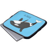 Abbildung des tödlichen Cartoon Laptopschutzhülle (Vorne Knopf)