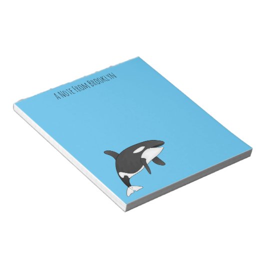 Abbildung des tödlichen Cartoon Notizblock (angewinkelt)