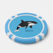 Abbildung des tödlichen Cartoon Pokerchips (Einzeln)