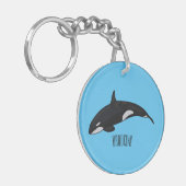 Abbildung des tödlichen Cartoon Schlüsselanhänger (Vorderseite links)