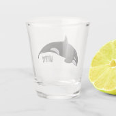 Abbildung des tödlichen Cartoon Schnapsglas (Rückseite)