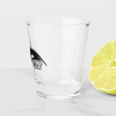 Abbildung des tödlichen Cartoon Schnapsglas (Rechts)