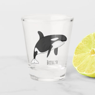 Abbildung des tödlichen Cartoon Schnapsglas