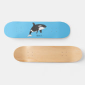 Abbildung des tödlichen Cartoon Skateboard (Horizontal)