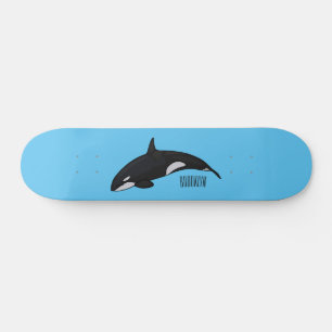 Abbildung des tödlichen Cartoon Skateboard