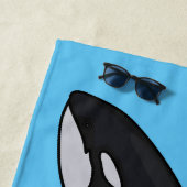 Abbildung des tödlichen Cartoon Strandtuch (Beispiel)