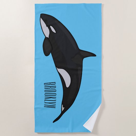 Abbildung des tödlichen Cartoon Strandtuch (Vorderseite)